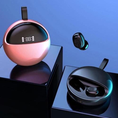Sports version TWS 5.0 Bluetooth headset 360 degree rotating in-ear HIFI surround sound sports headset
