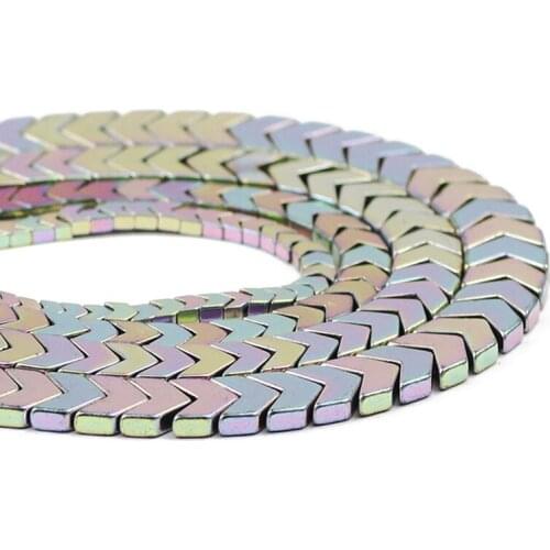 Light Purple Arrows Shape 4/6/8/10mm Natural Hematite Stone Charm Loose Beads For Jewelry Making Diy Bracelet Earrings Wholesale