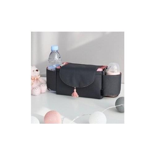 Universal Buggy Baby Pram Organizer Bottle Holder Baby Stroller Accessory Stroller Caddy Storage Bag