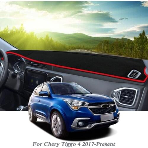 Car Styling Dashboard Protective Mat Shade Cushion Pad MAT For Chery Tiggo 4 2017-Present LHD Anti Dust Mat Interior Accessory