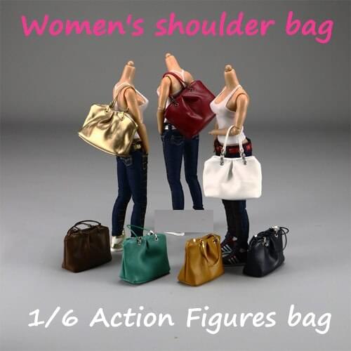 CF-006 1/6 Scale female shoulder bag fashion handbag 6 colors fit 12 inches TBLeague PH action figure dolls