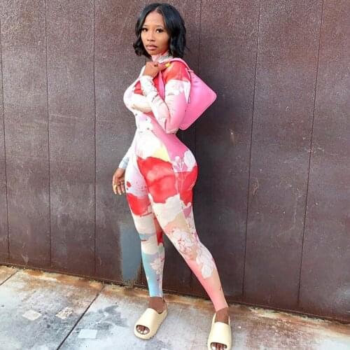 One-Piece Yoga Set Women Sexy Stitching Zipper Jumpsuits Waist Yoga Pants Fitness Leggings Workout Sports Running Leggings