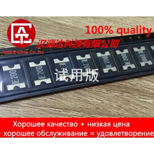 10pcs real orginal new 2920L200DR Littelfuse SMD resettable fuse 2920 2000MA 2A 15V silk screen LF200