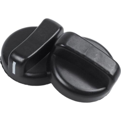5 PCS Kitchen Black Plastic Gas Stove Cooker Control Knobs