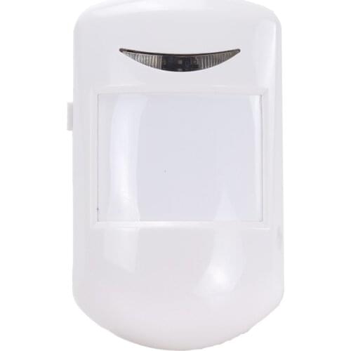 ABS 433mhz Wireless Motion Sensor Home Alarm System Pir Detector with Micro Usb Power Port
