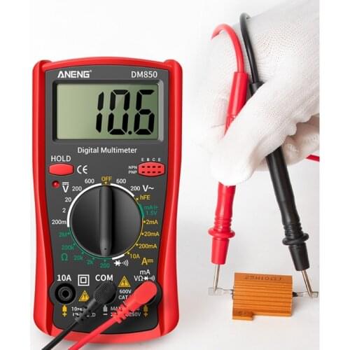 Digital DM850 Electronic Digital Multimeter Professional 1999 Counts Multimeter AC / DC Ohm Tester Electronic Components