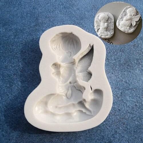 DIY Baking Angel Wings Modeling Baking Mold Liquid Silicone Sticky Sugar Cake Decorating Cake Tool A027