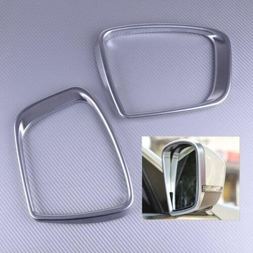 DWCX 2Pcs Silver ABS Car Rearview Side Door Mirror Cover Trim Frame Moulding fit for Maserati Levante 2016 2017 2018 2019