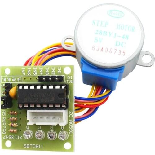 Glyduino 5V 4-Phase Stepper Motor+ Driver Board ULN2003 for Arduino 1x Stepper Motor +1x ULN2003 Driver Board