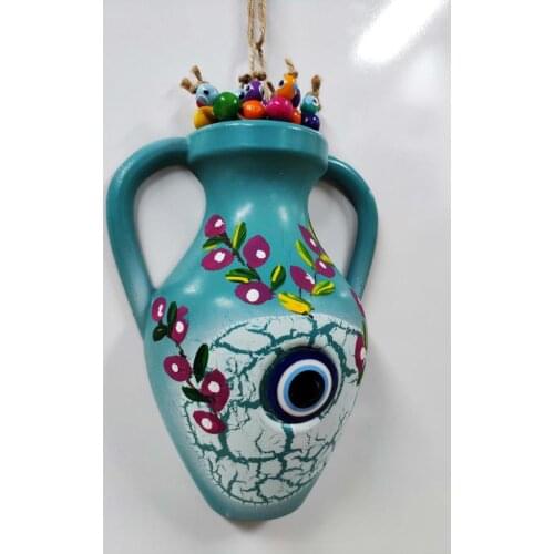 Cruse Figured Hanging Decorative Wall Ornament Evil Eye Made of Plastic