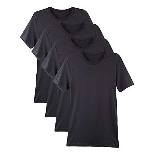 Summer 2020 new T-shirts, short-sleeve round neck T-shirts, organic cotton short casual cotton O-neck