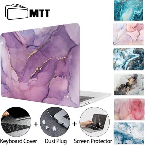 MTT Laptop Case For Macbook Air Pro Retina 11 12 13 15 16 Touch Bar 2020 Marble Hard Cover For macbook Pro 13 Funda a2289 a2338