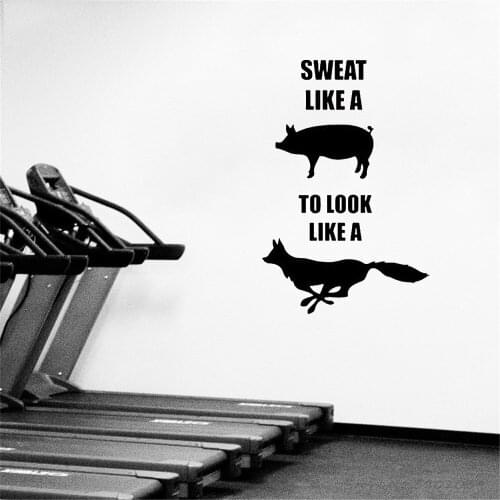 Gym Wall Decal Fitness A Lifestyle With No Finish Line Wall Sticker Home Decor For Fitness Gym Decor Vinyl Mural DW7139