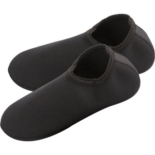 Perfeclan Swimming Scuba-Diving Surfing Neoprene Socks Black Beach Shoes