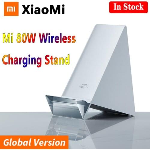In Stock Xiaomi 80W Wireless Charger Stand Charging Base Set Multiple Fast Charge Smart Temperature Control For MI 11 PRO ultra