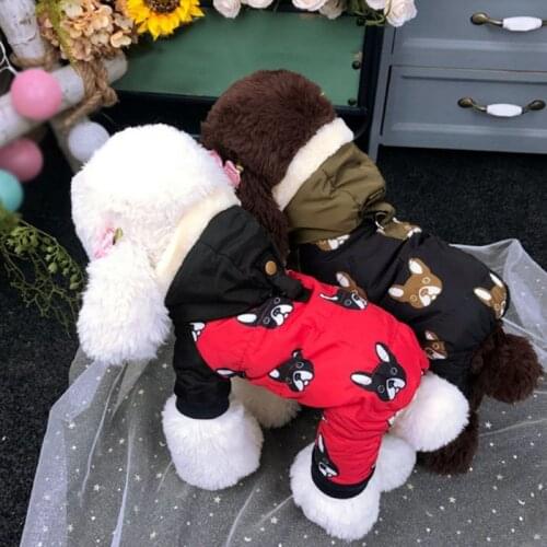 Autumn Winter Pet Dog Clothes Waterproof Dog Coat Jacket Warm Puppy Chihuahua French Bulldog Pet Clothing