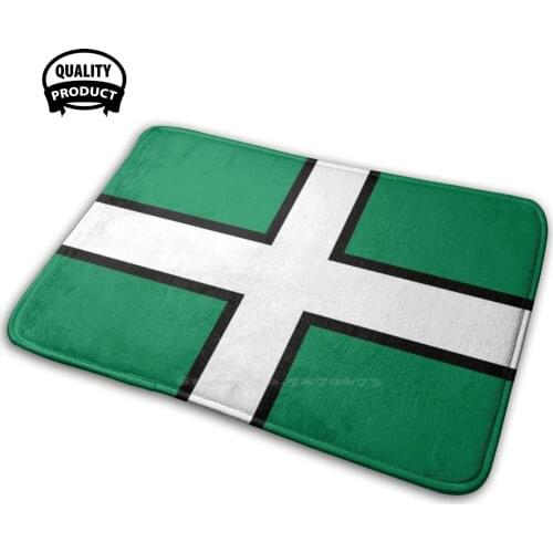 Devon Flag Gifts, Stickers & Other Products Comfortable Door Mat Rug Carpet Cushion Dust Washable Reusable Cloth 19 County