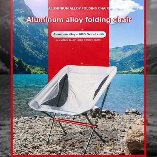 Portable Ultralight Camping Moon Chair Series Folding Aluminum Alloy Chair Outdoor Picnic Fishing Chair Foldable Camping Chairs