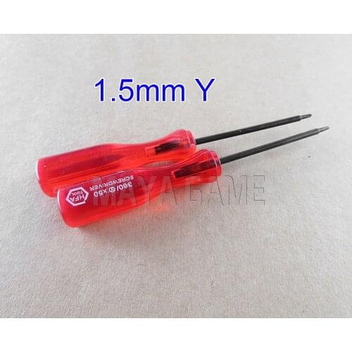 1.5mm Y Tip Tri-Point Triwing Precision Magnetic Screwdriver for Nintendo PSP Switch and JoyCon Case Opening Repair Tool 100pcs