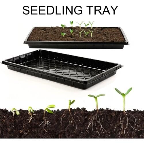 Seedlings Tray Greenhouse Growing Plate Planting Sprout Trays Soil-Free Seed Base Breeding Box Plant Germination Nursery Tray