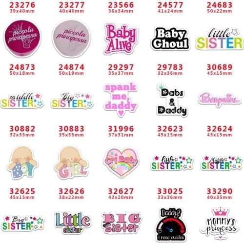 10 pcs Resins Flatback for Hair Bows Planar Resin Crafts Custom Resin for DIY Phone Decorations PR23276