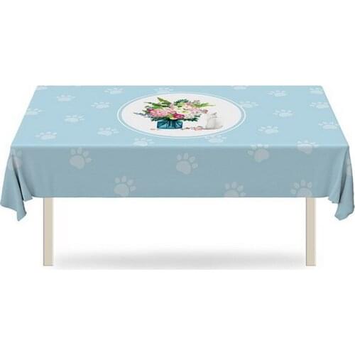 Cotton Polyester Tablecloths Home Table Cover Dinning Decoration Nordic fresh tablecloth