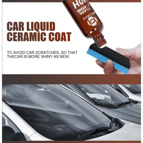 Ouhoe 10H Super Hydrophobic Car Glass Coating Maintenance Anti-scratch Liquid Auto Coat Paint Ceramic Care Polish Kit Set