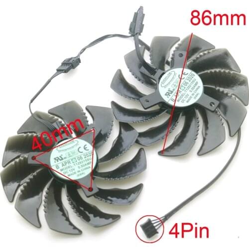 T129215SU 12V 0.50A 86mm VGA Fan For Gigabyte RTX 2060 GTX1650 1660 1660ti WINDFORCE Graphics Card Cooling Fan