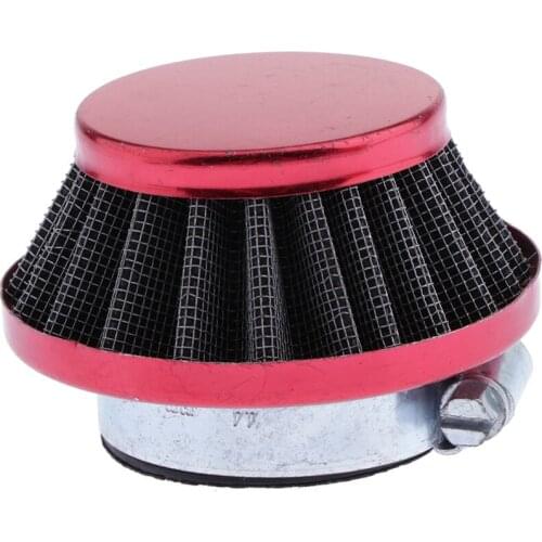Air Filter Motorcycle Moped Motorbike 35mm Carburetor Inlet Intake Red