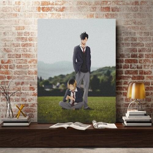 Yu Nishinoya Tetsurou Kuroo Haikyuu Anime Canvas Home Decor Prints Dorm Living Room Bedroom Painting Wall Art Decoration Poster