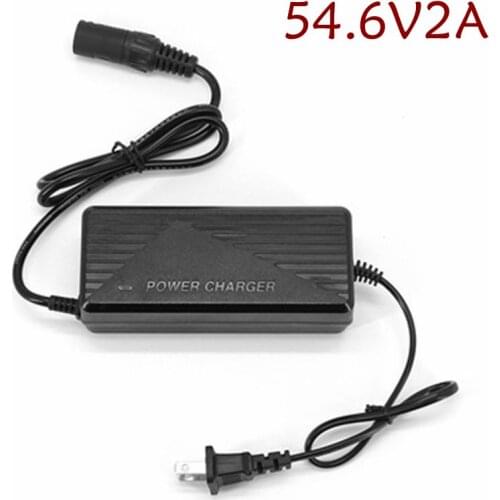 54.6V 2A Li ion Battery charger for 48V 13S li-ion Battery DC Socket/connector charger