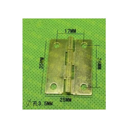Golden 25MM*35MM hinge frame hardware accessories gift packaging meter box hinge