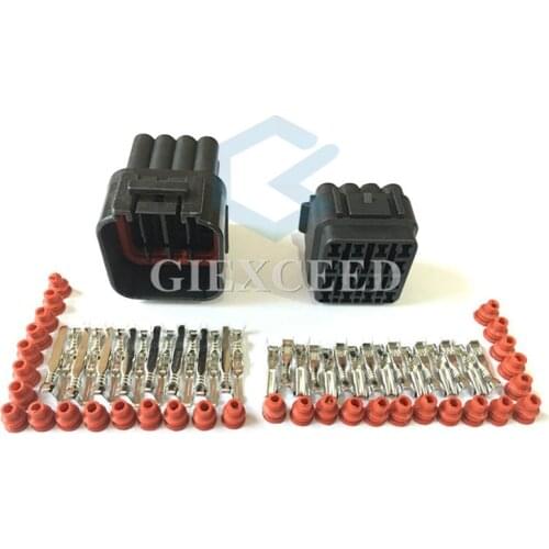 16 Pin Female Male Waterproof Electrical Wire Connector 6188-0353 6181-6457 Plug Socket Auto Connectors For Car Wiring Harness