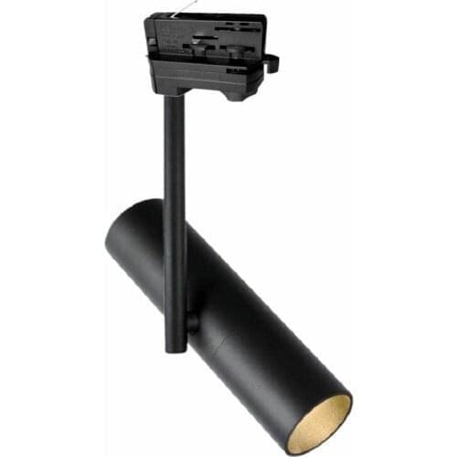 4wire 3phase LED Track Lights 12W 15W COB Track Lamps for Shop Rail Aluminum Spotlights for Clothing Store Track Lighting