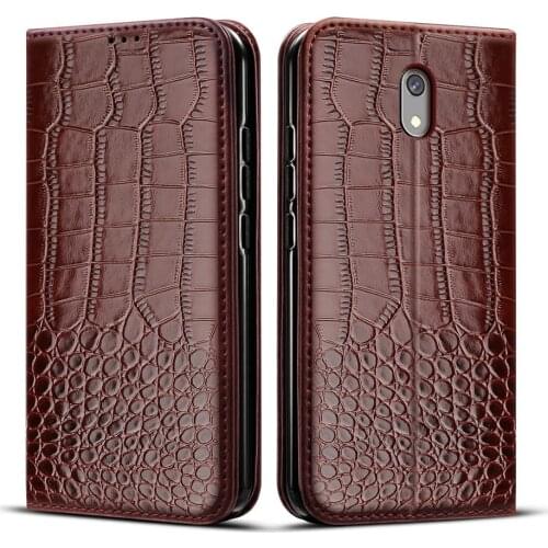 Flip case for xiaomi redmi 8a case Crocodile texture leather cover on redmi 8a bumper hongmi 8a phone case bag coque