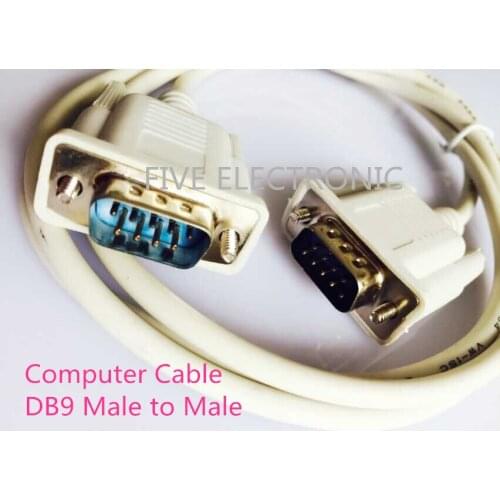 DB9 Male to Male Serial Port Cable. RS232 Computer Cable. COM Cable. Direct Connection
