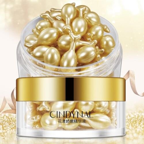 Placenta Capsule Capsule Vitaminis Moisturizing Shrinking Repairing Pore Dilute Fine Lines Hydrating Face Serum TSLM1
