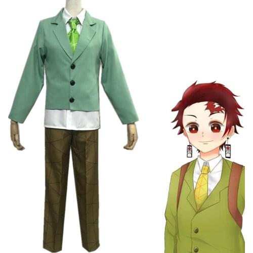 Demon Slayer:Kimetsu No Yaiba Kamado Tanjirou Winter Outfit Cosplay Costume