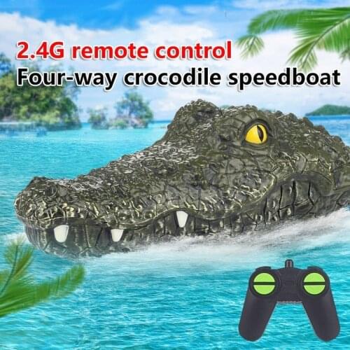 Remote Control Boat RC Car Simulation Animal Crocodile Head Prank Funny Prank Kid Toy Halloween Party Horror Gift Childrens Toy