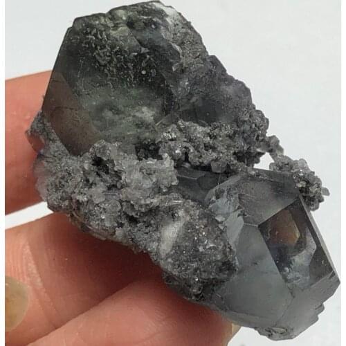 24.5gRare fluorite cluster minerals: home decoration and ornaments for teaching specimens of degaussing geology