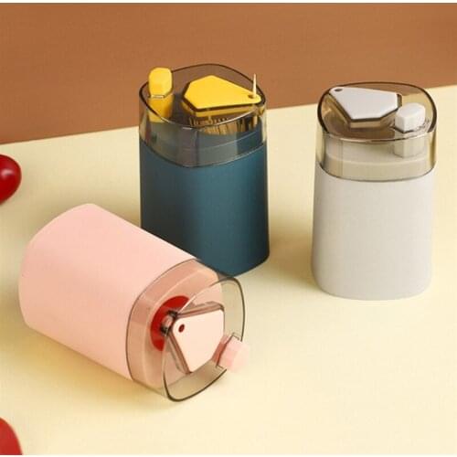 Fashion Creative Automatic Toothpick Box Household Push-Type Toothpick Holder Portable Plastic Toothpick Bucket