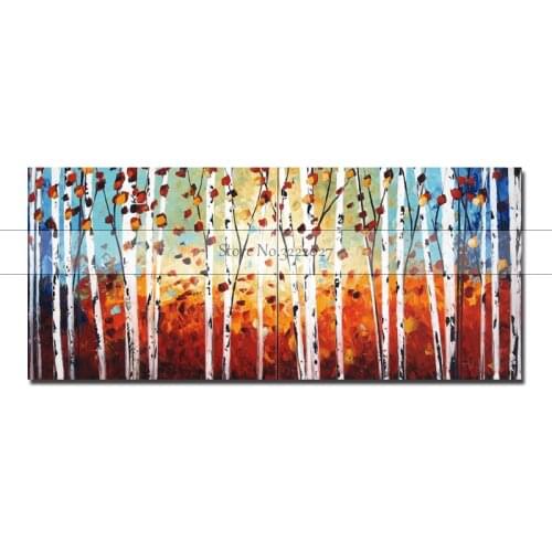 Frameless Autumn Gardan Landscape Hand painted Painting By Numbers Kits Hand Painted Modern Wall Art Canvas Painting For Artwork