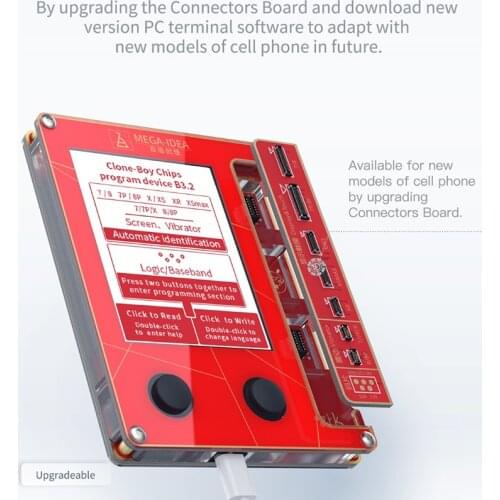 QianLi Mega-Idea Vibration/Photosensitive Repair Programmer For IP 7 8 XR XS Max LCD display screen True Tone repair Tool