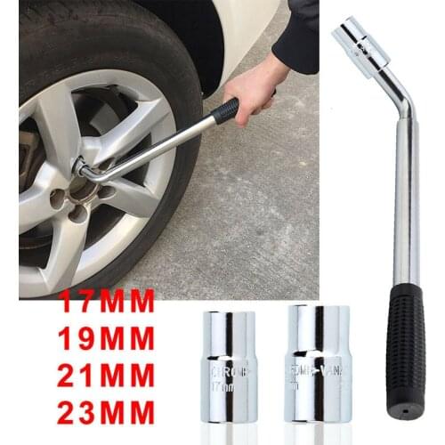 Wheel Brace Wrench Tire Tyre Telescoping Lug Wrench With Sockets Extendable Wheel Wrench Ratchet Socket Wrench Tool