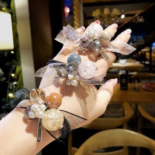 New Fashion girl cute hair sweet hair accessories Flowers Rubber Band Scrunchie Headband fashion hair accessories