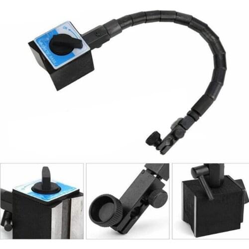 Force 60kg snake universal magnetic gauge stand for indicator gauge magnetic dial indicator stand flexible magnetic base holder