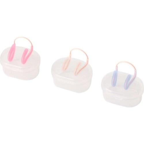 Universal Swim Training Waterproof Soft Silicone Swimming Nose Clip Plug