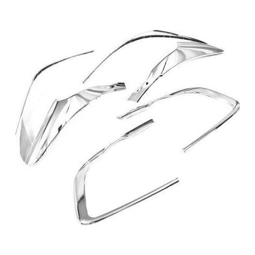 High Quality Chrome Tail Light Cover for Hyundai Santa Fe 2010 Up Free Shipping