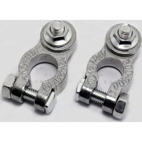 Pure zinc alloy battery terminal clamp quick terminal battery auto thick connector for car truck 1 pair