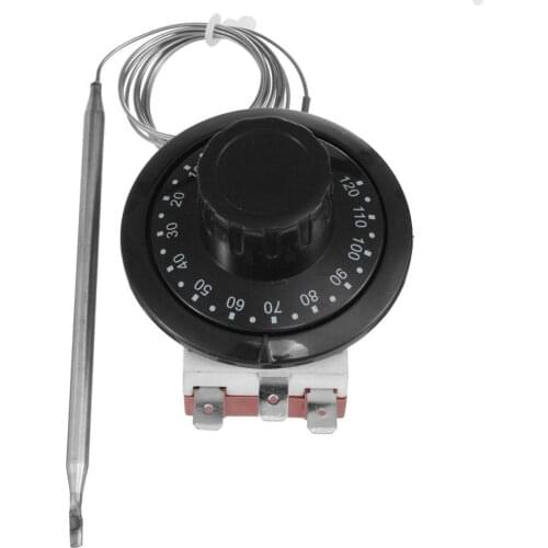 0-120 Degree Thermostat Cooling Fan Radiator Control Button for Car Engines Switch